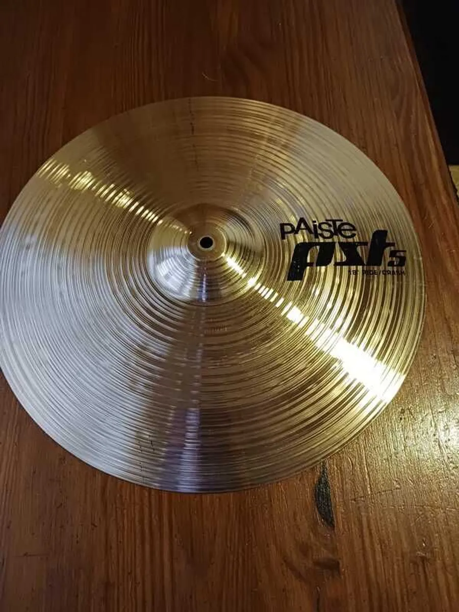 Paiste  18" PST5 ride /Crash cymbal for sale - Image 1