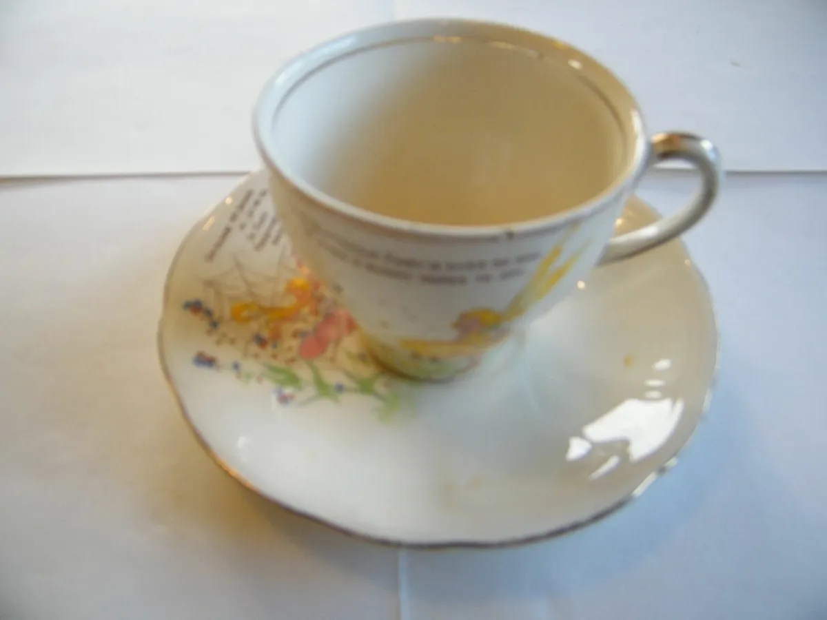 Fairy Themed Child’s Cup and Saucer. - Image 1