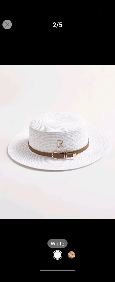 New white elegant hat - Image 1