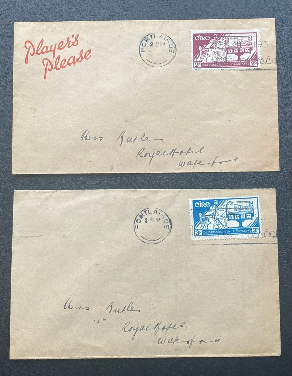 1937 FDC Constitution day pair - Image 1