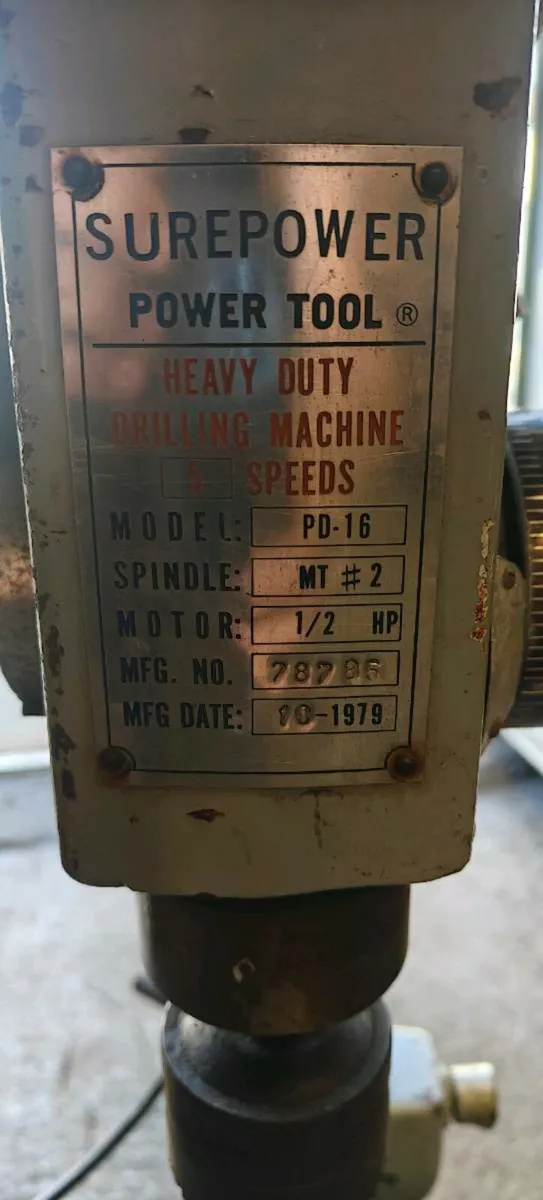 Pillar drill 43inch high - Image 3