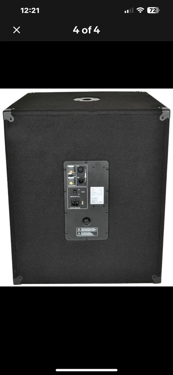 2 QT ACTIVE 18" 1000watt Subs - Image 2