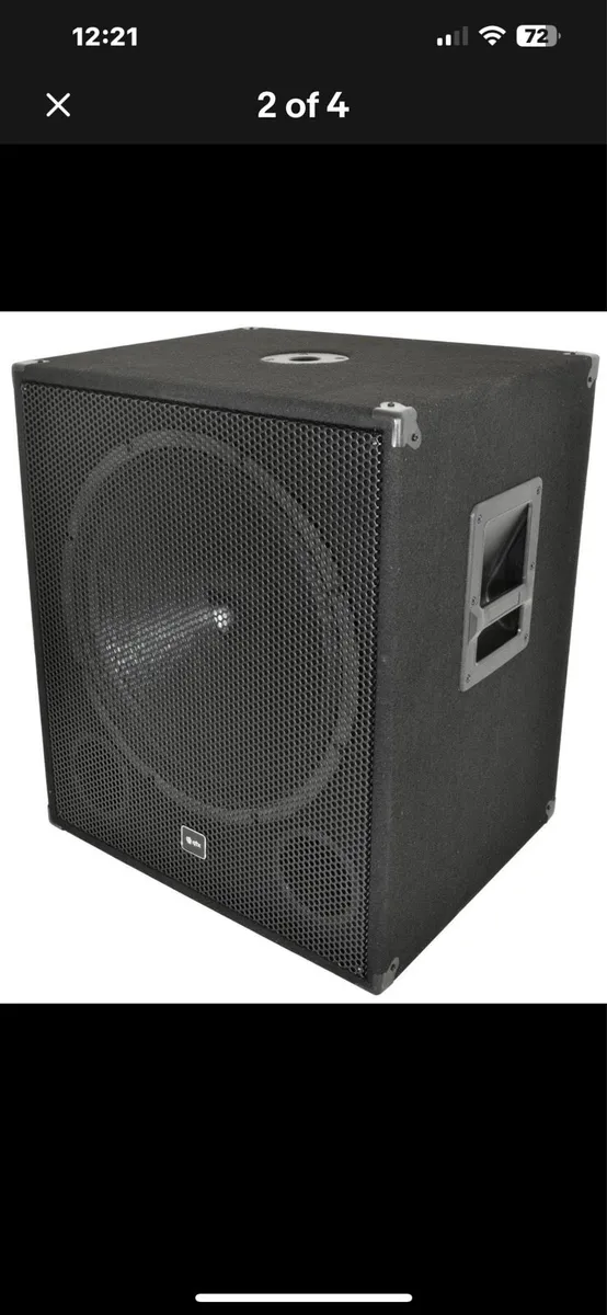 2 QT ACTIVE 18" 1000watt Subs - Image 3