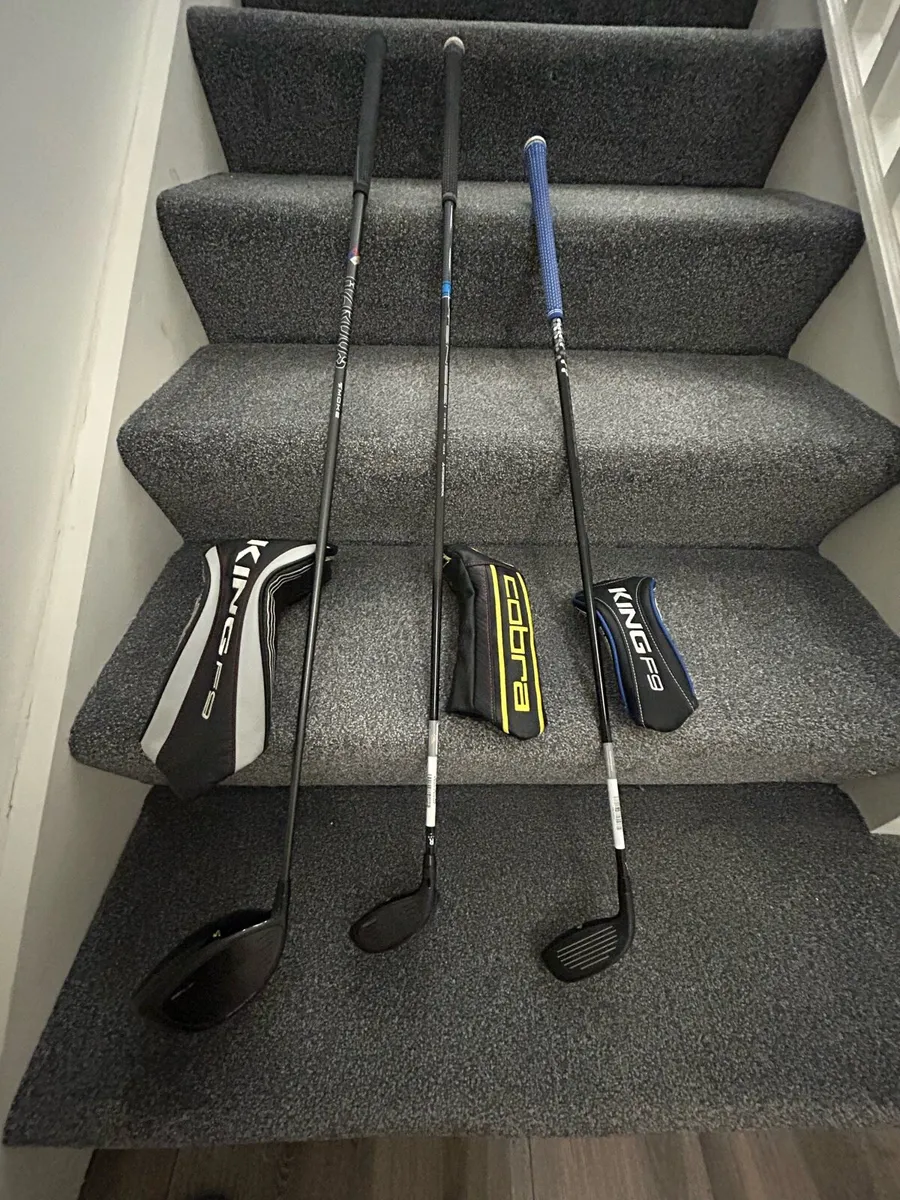 Cobra King Golf Driver and Woods (rarely used) - Image 1