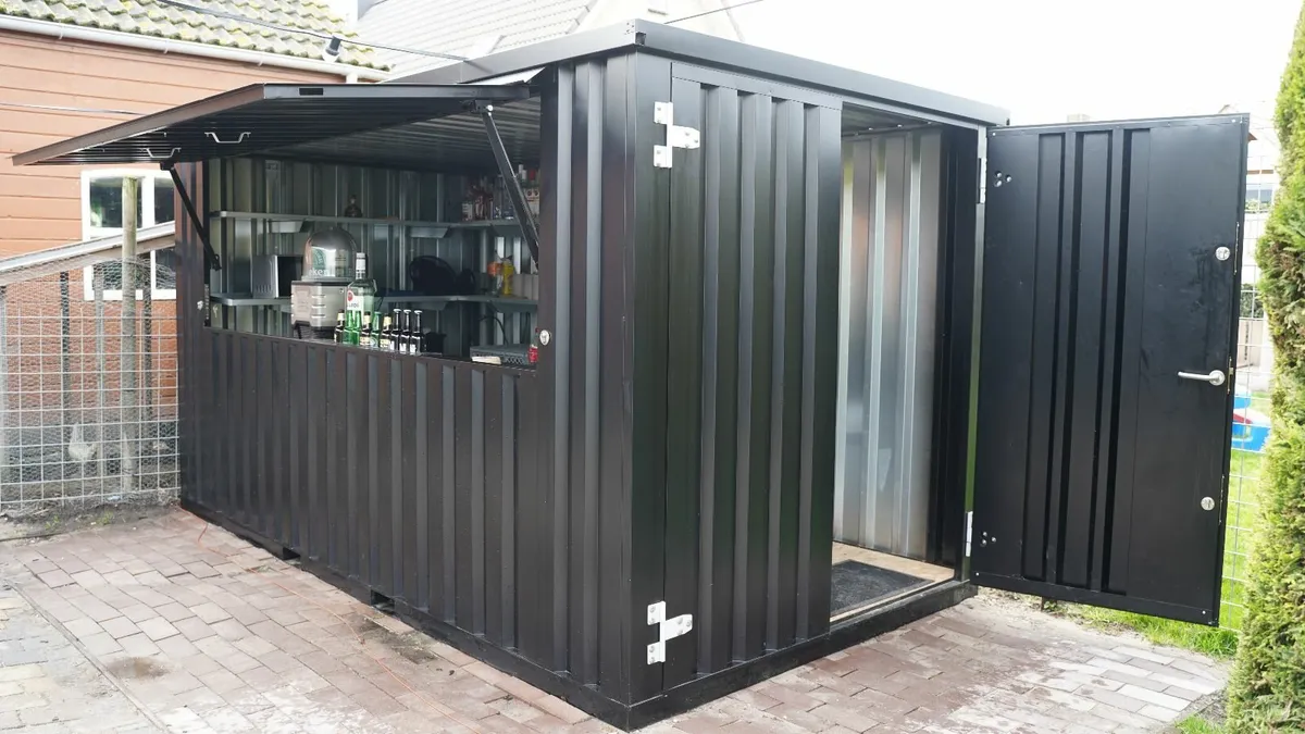 Modern Garden Bar Container – 4x2m Design - Image 2