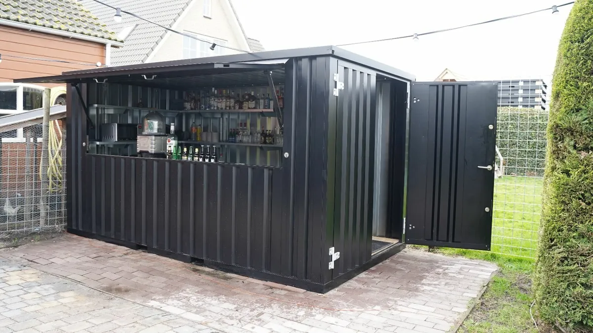 Modern Garden Bar Container – 4x2m Design - Image 4