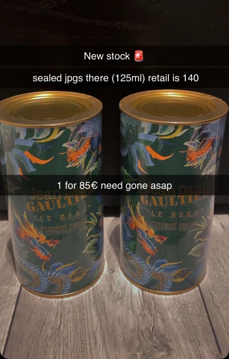 Jpg 125ml sealed perfume