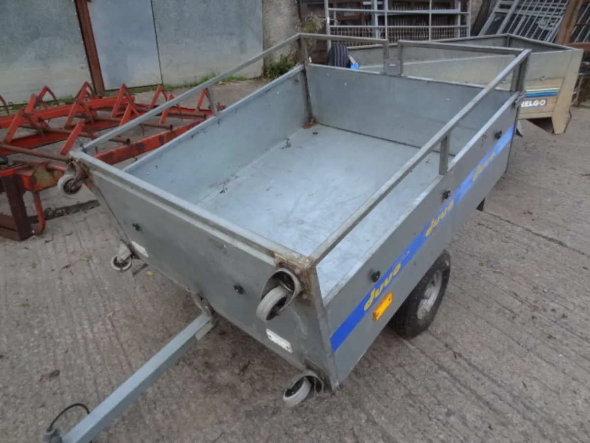 Galvanised Duuo Car / Quad Trailer - Image 3