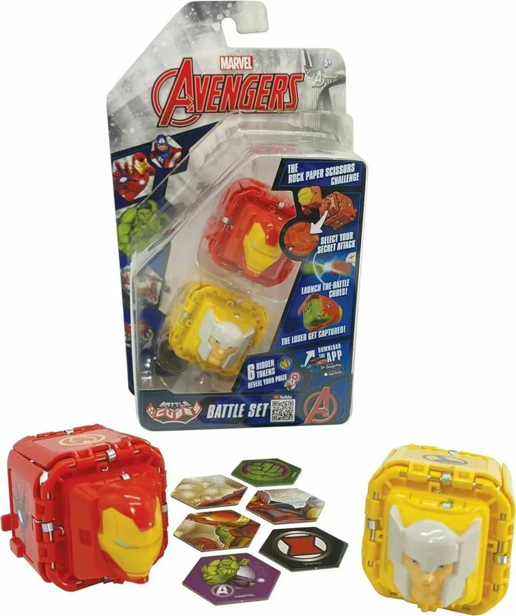 New: Battle Cubes - Iron Man & Thor