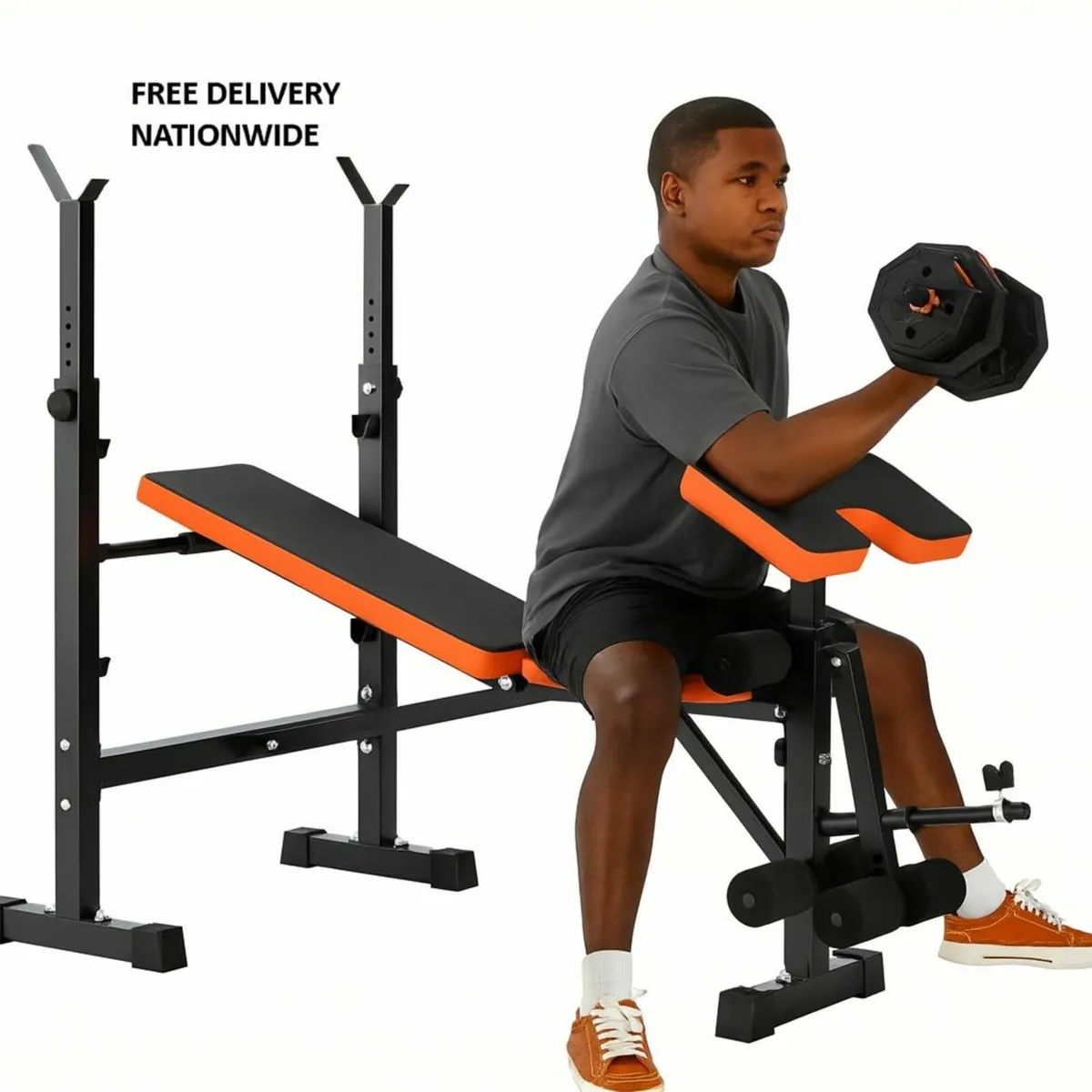 6-in-1 Adjustable Weight Bench - Image 4