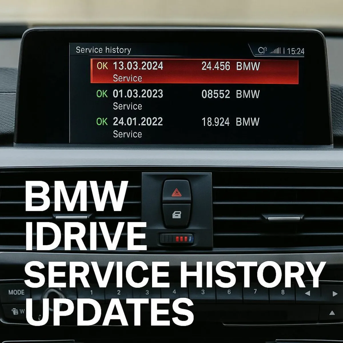 BMW iDrive Service History Update Programming - Image 1