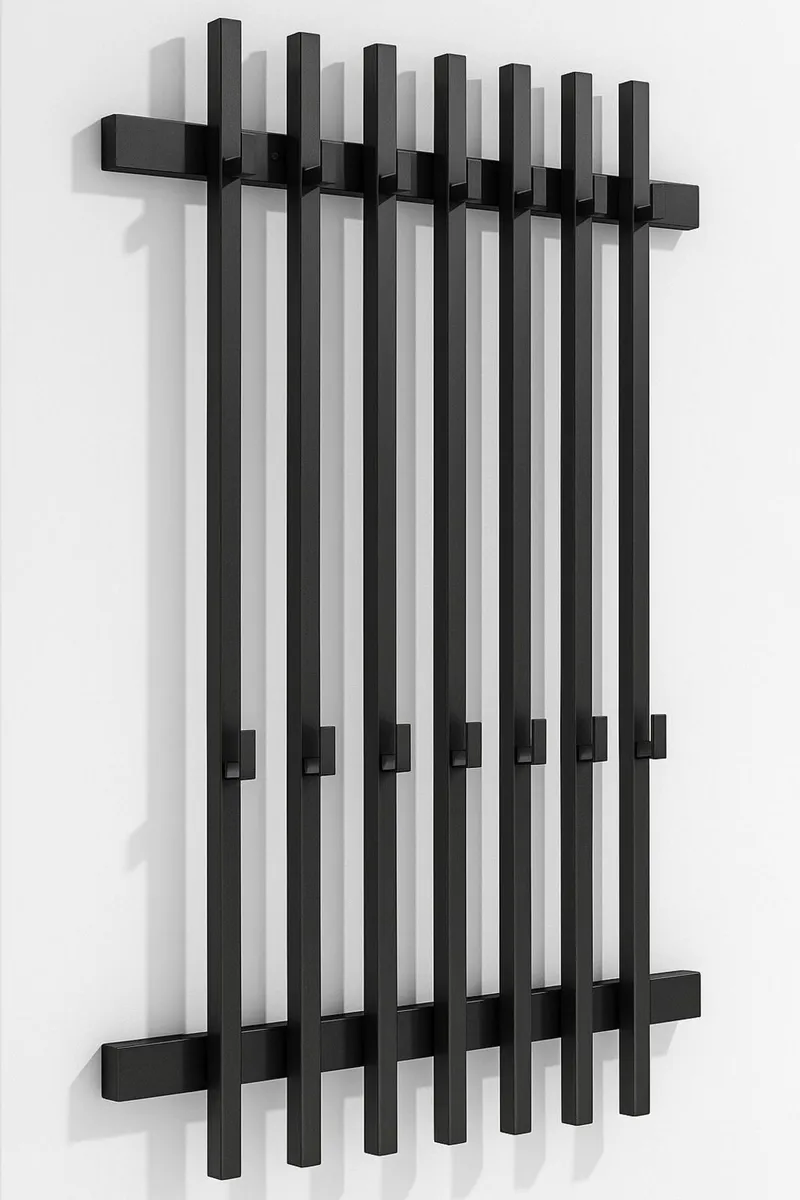 Loft Metal Wall Coat Rack – Lamel Design, 65×100×6 - Image 4