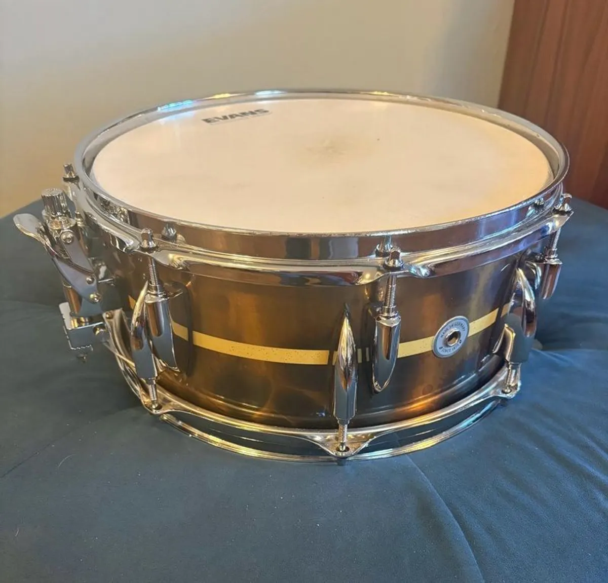 Sonor Benny Greb brass snare. 13" x 5.75 - Image 2