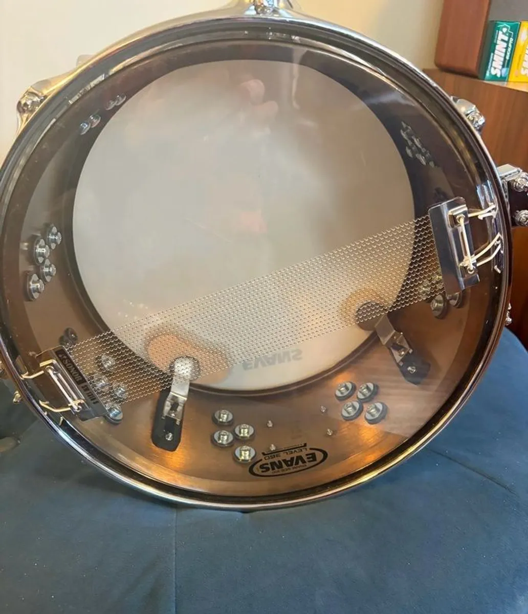 Sonor Benny Greb brass snare. 13" x 5.75 - Image 3