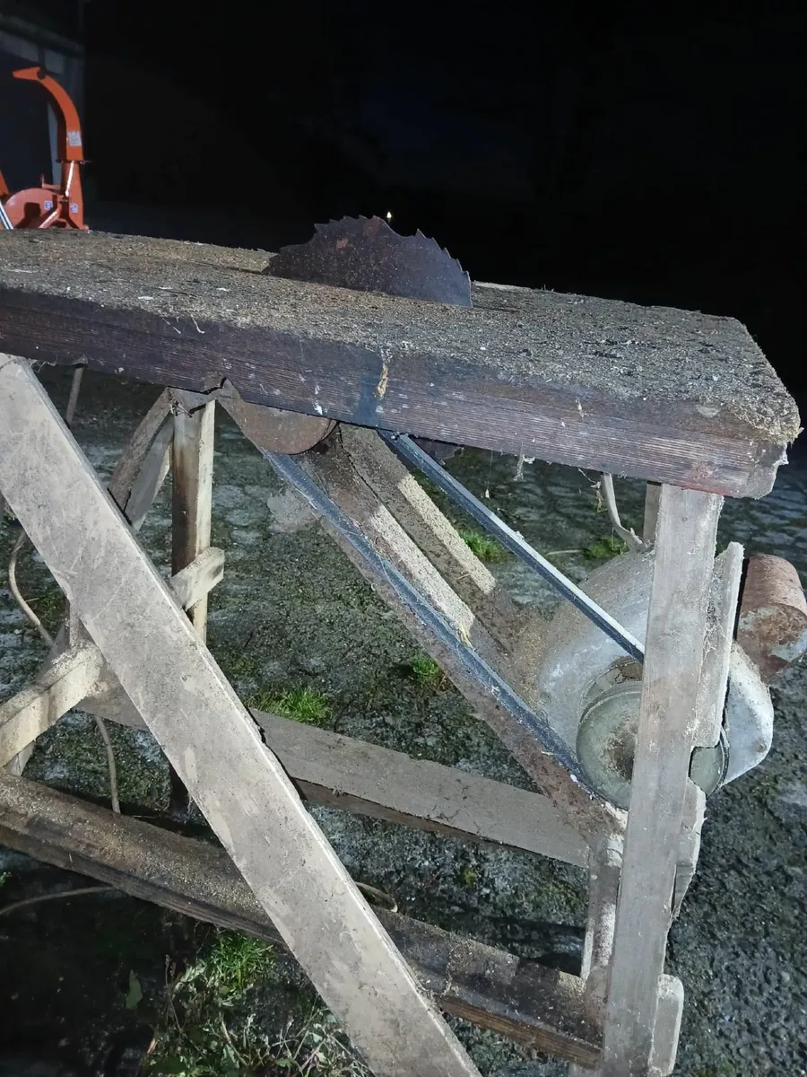 Antique Bench saw - Image 3