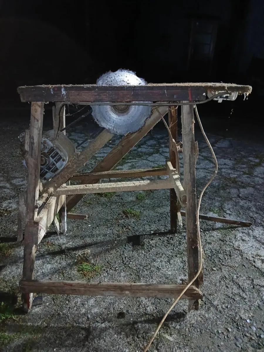 Antique Bench saw - Image 1