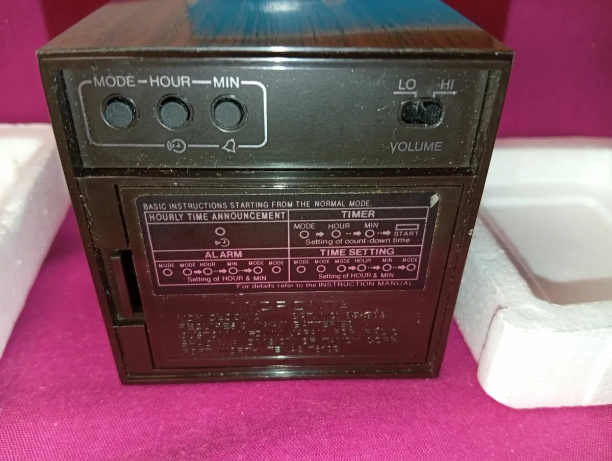 Boxed Vintage 1980's Vox Clock 2 Micronta Talking - Image 3