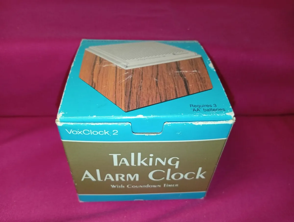 Boxed Vintage 1980's Vox Clock 2 Micronta Talking - Image 4