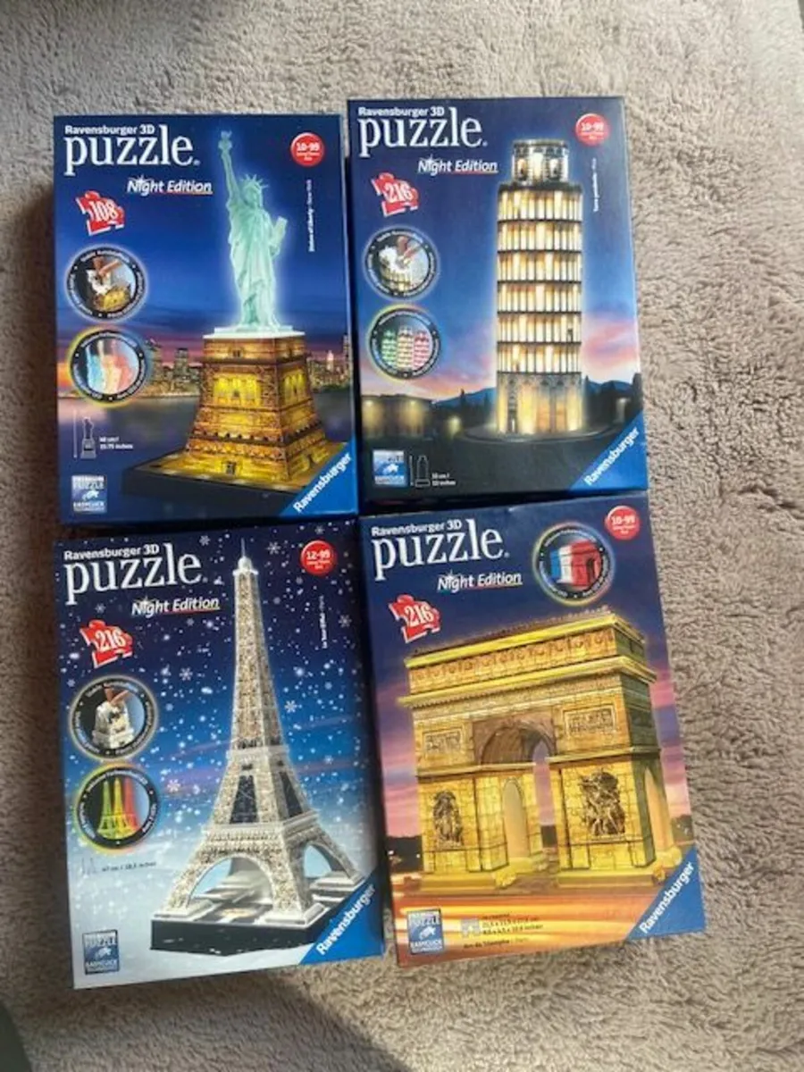 9 x Jigsaw Puzzles - Image 1