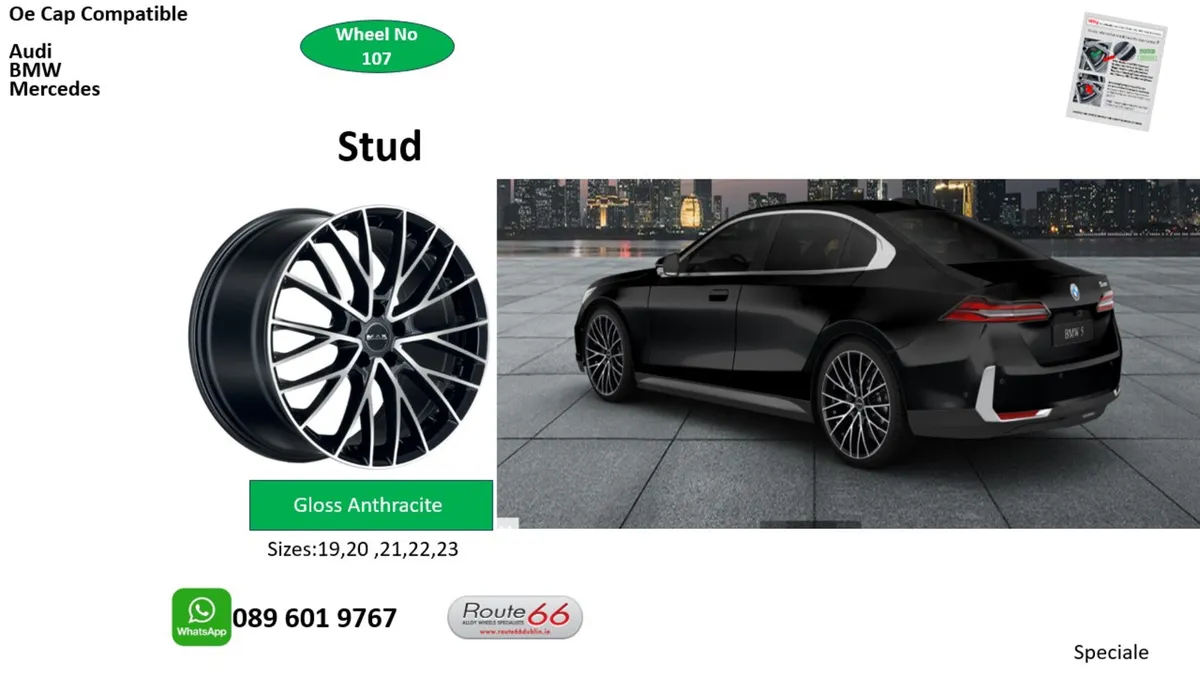 Bmw alloy wheels by Gmp, Aez,Mak Dezent - Image 2