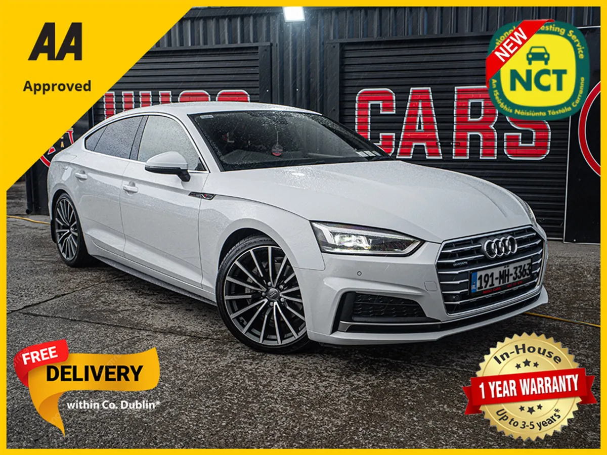 2019 Audi A5 S-Line Quattro/High spec/1yr warranty - Image 1