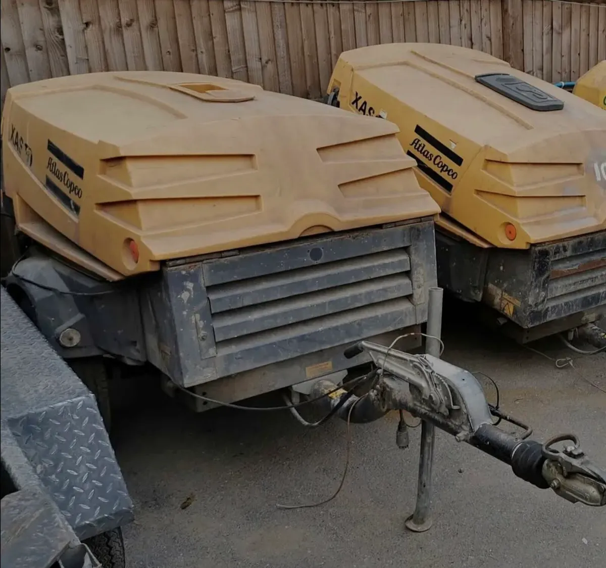 Atlas copco road compressor