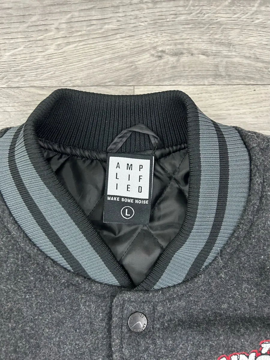 Amplified Rolling Stones Varsity Jacket Mens L - Image 4