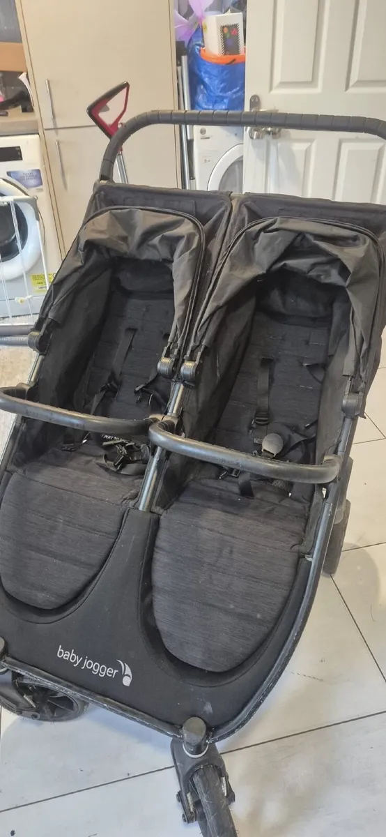 Baby Jogger Double City Tour Buggy with Foot Muffs - Image 1