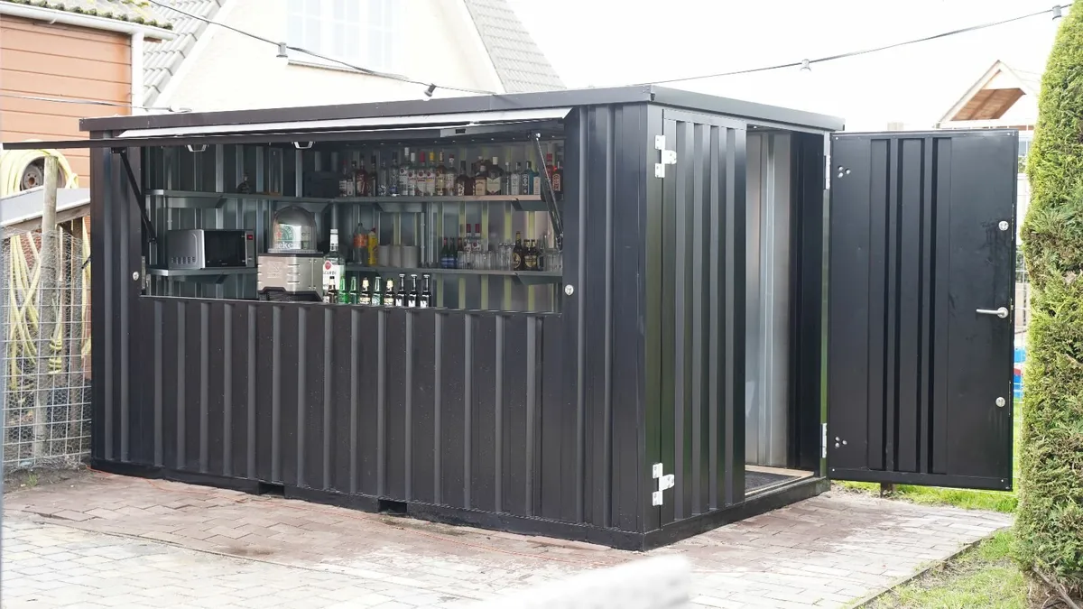 Small Outdoor Bar 4x2 – Sleek & Functional - Image 3
