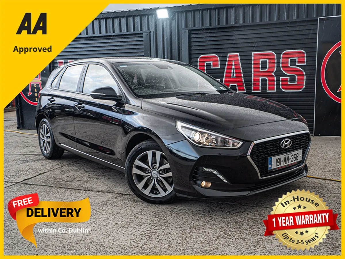2019 Hyundai i30 Deluxe/High spec/Irish/1yr warran - Image 1