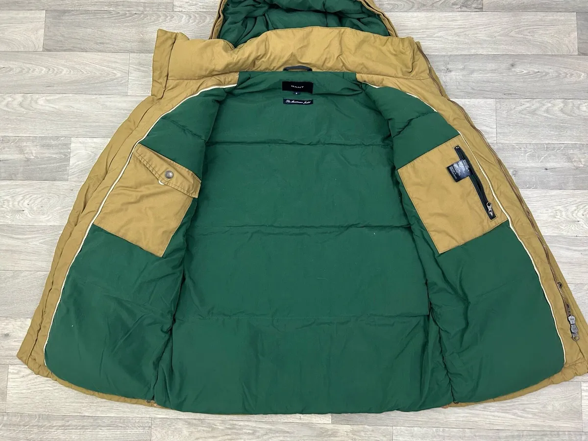 Gant Down Filled Puffer Parka Jacket Mens Medium - Image 4