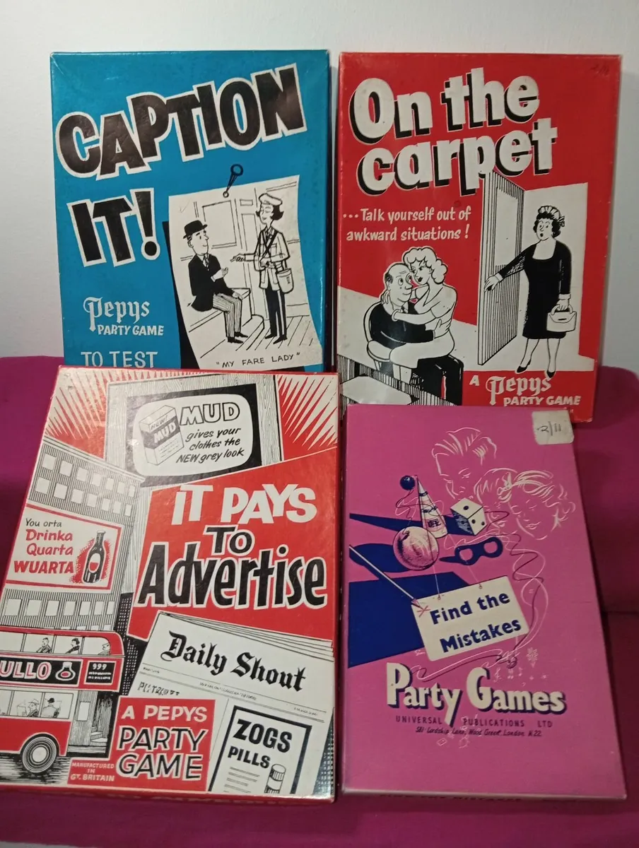 Collection Of 1950s And 1960s Party Games  Pepys - Image 1