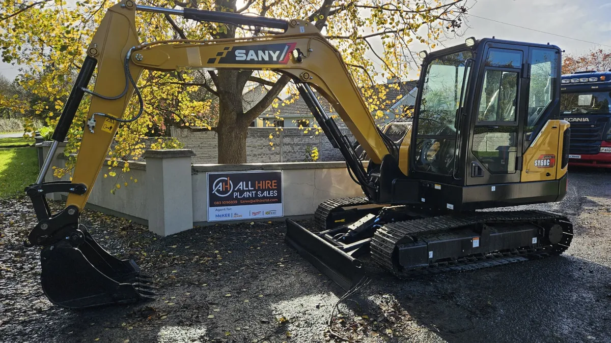 New Sany SY60 Finance available - Image 4