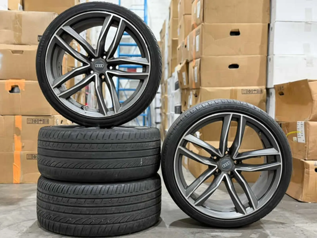 20" RS6-C Style Alloys & Tyres For Audi A5 A6 - Image 1