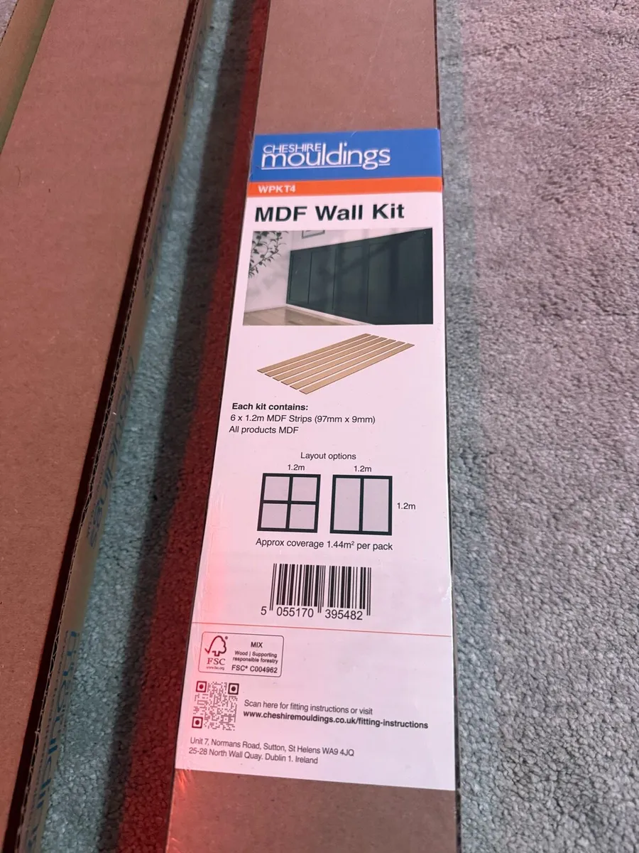 2 MDF Wall Panel Kits - Image 1
