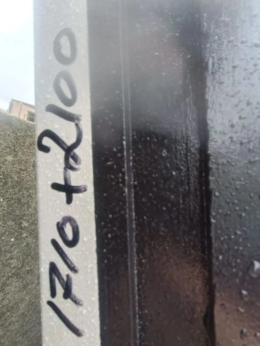 Munster Joinery black painted composite 3 piece door - Image 2