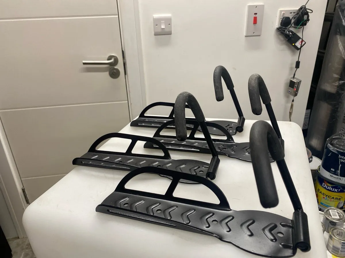 Bicycle wall hanging brackets x 4 - Image 1