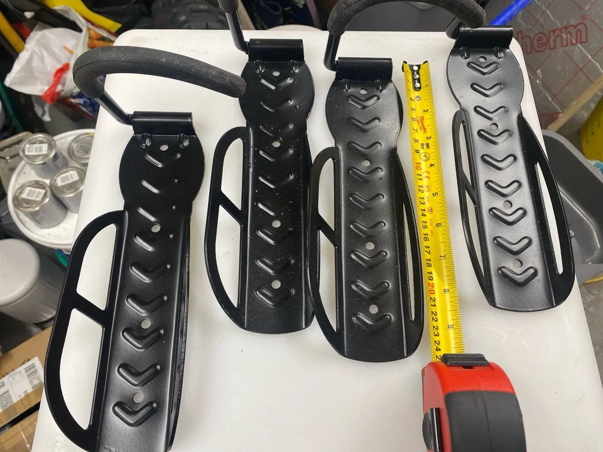 Bicycle wall hanging brackets x 4 - Image 2