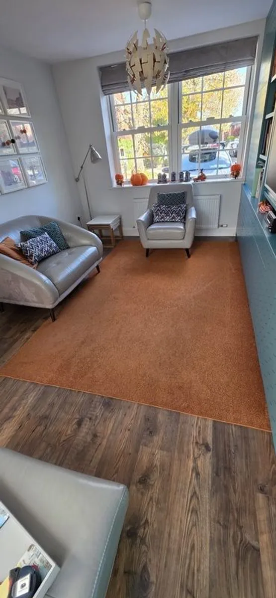 IKEA sporup large rug (200cm x 300cm) rust-orange fantastic condition - Image 4