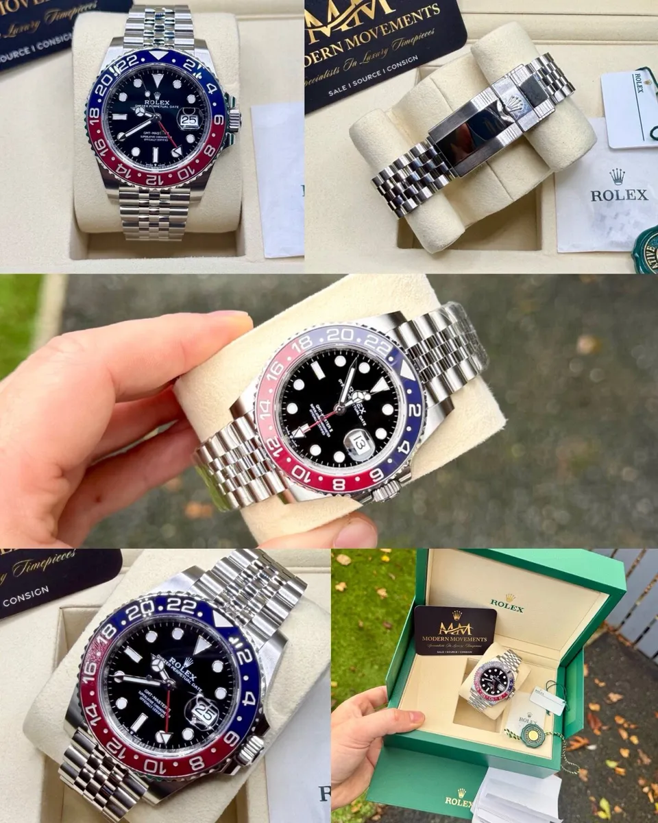 2025 Rolex gmt master ii “ Pepsi” on jubliee