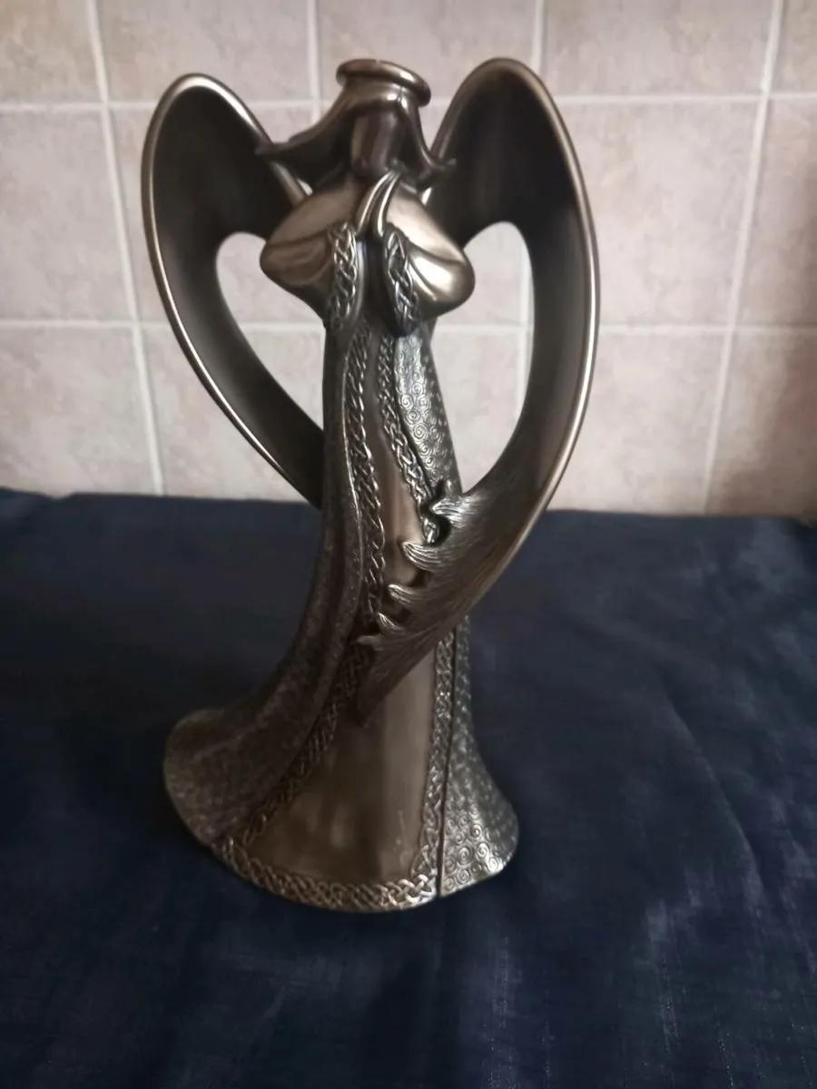 Genisis Bronze Angel Statue - Image 1