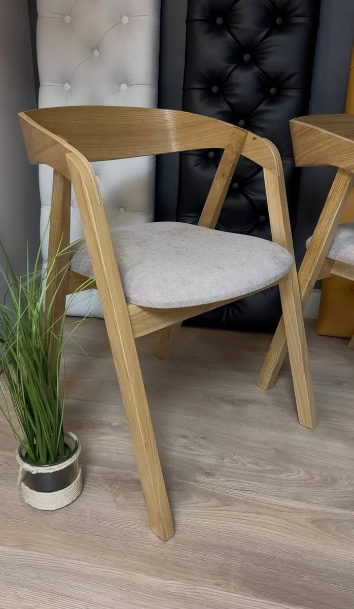 Set of 4 Helsinki Solid  Nordic Chair Beechwood - Image 1