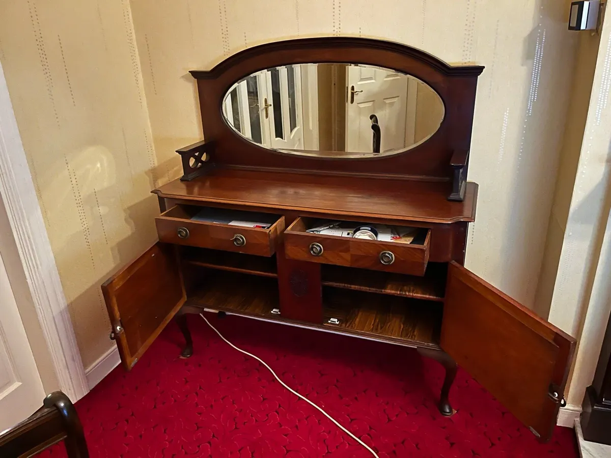 Dresser and Mirror - Image 1