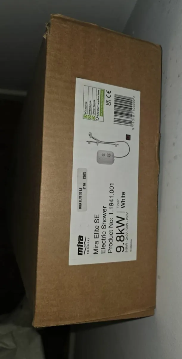 Electric shower Mira Elite SE new unused - Image 1