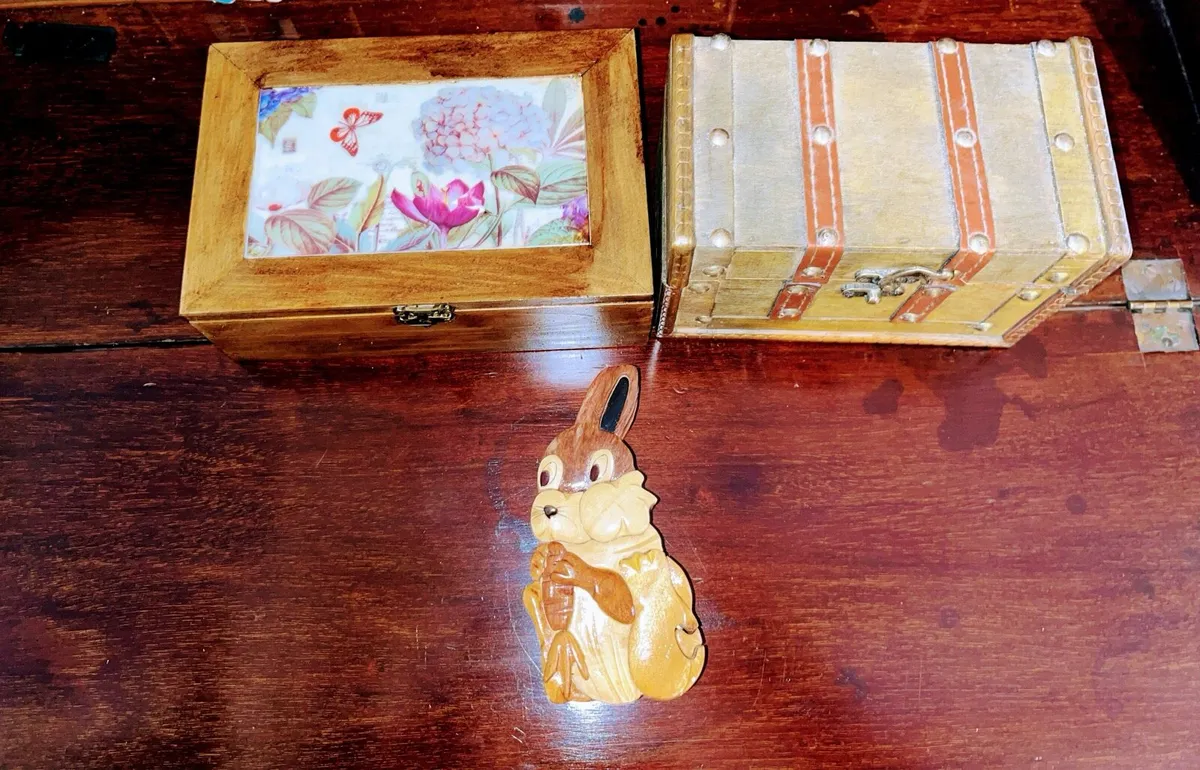 Three vintage trinket boxes - Image 2