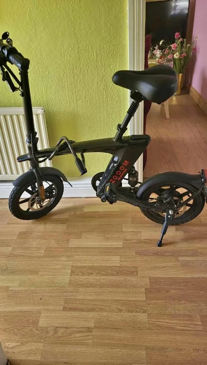 Zooom Electrik E-Bike MTB Black – 20" Foldable Ele