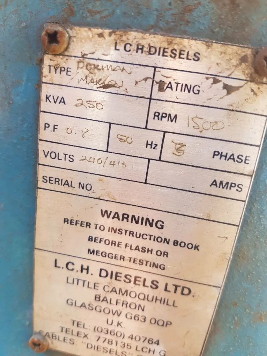 Generator 250 kv - Image 4