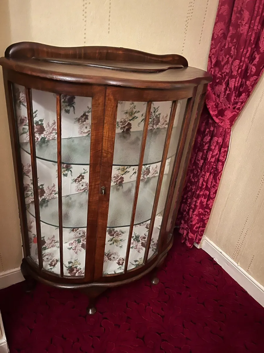 Antique Display Cabinet - Image 1