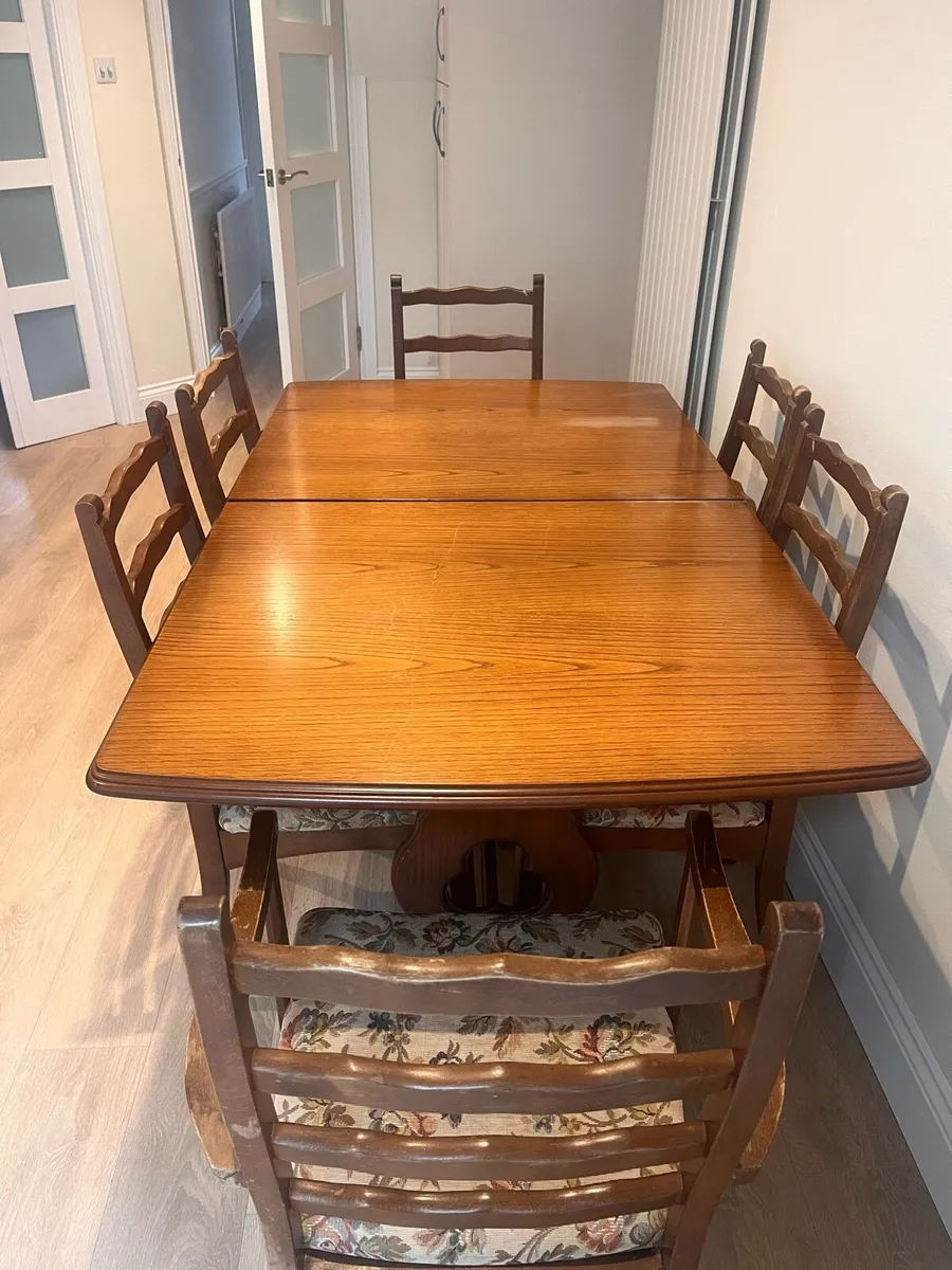 Rossmore dining table and 6 chairs - Image 1