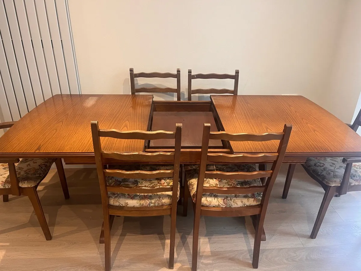 Rossmore dining table and 6 chairs - Image 2